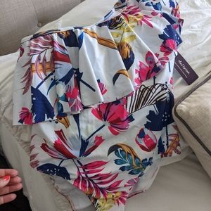 One shoulder one piece bathing suit